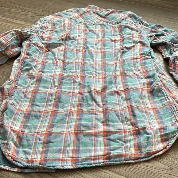Scotch & Soda | Plaid blue flannel button up - Picture 13 of 16